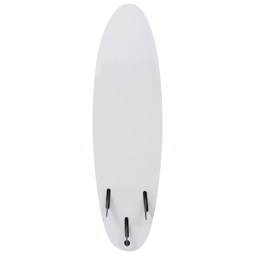 vidaXL Surfboard 66.9" Blue and Cream