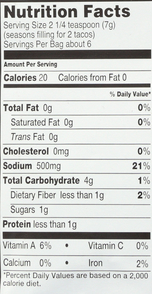 OG2 SEASONING TACO ( 12 X 1.4 OZ )-1