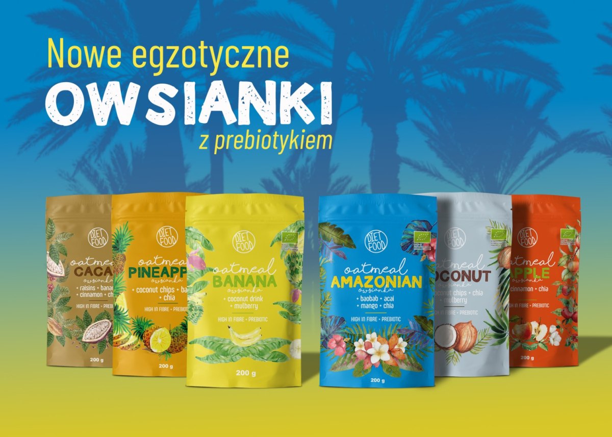Diet-Food BIO OATMEAL COCONUT WITH PREBIOTIC