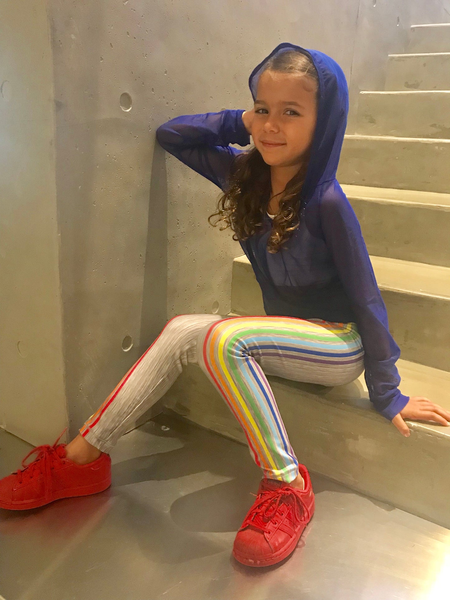 Mesh Hoodie Royal Blue