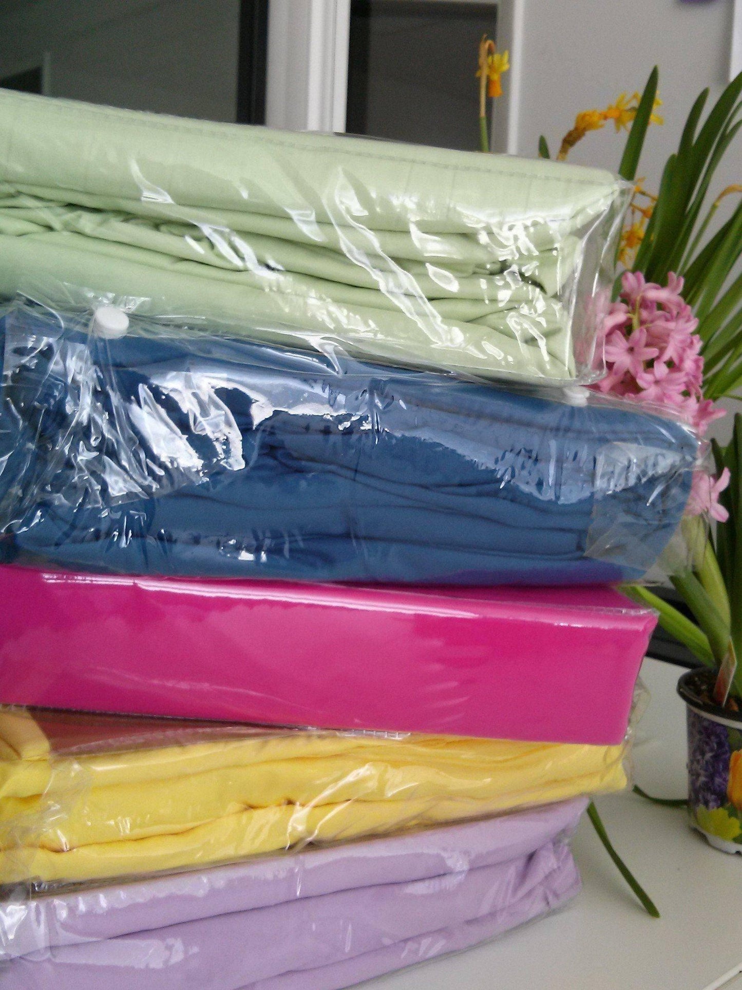 Tache 3-4 Piece Solid Sage Green Bed Sheet Set