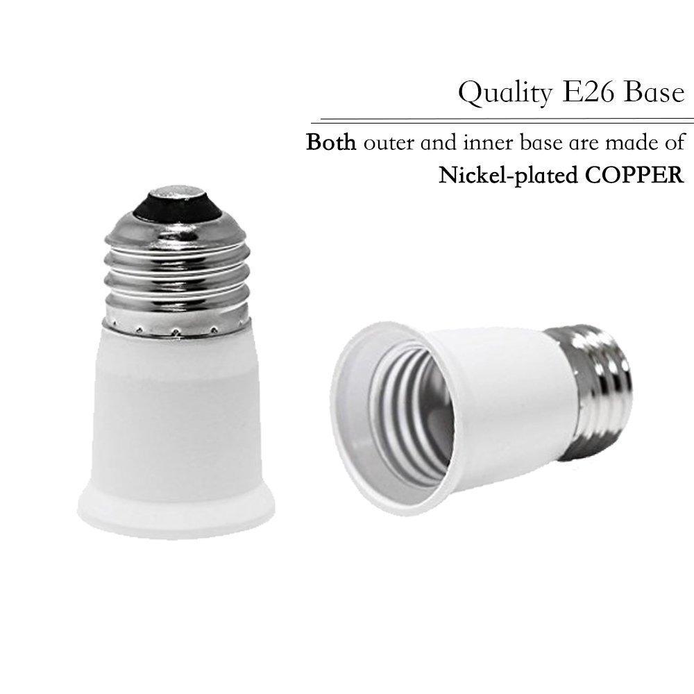 E26 to E26 Socket Extender,E26/E27 to E26/E27 Lamp Holder Adapter