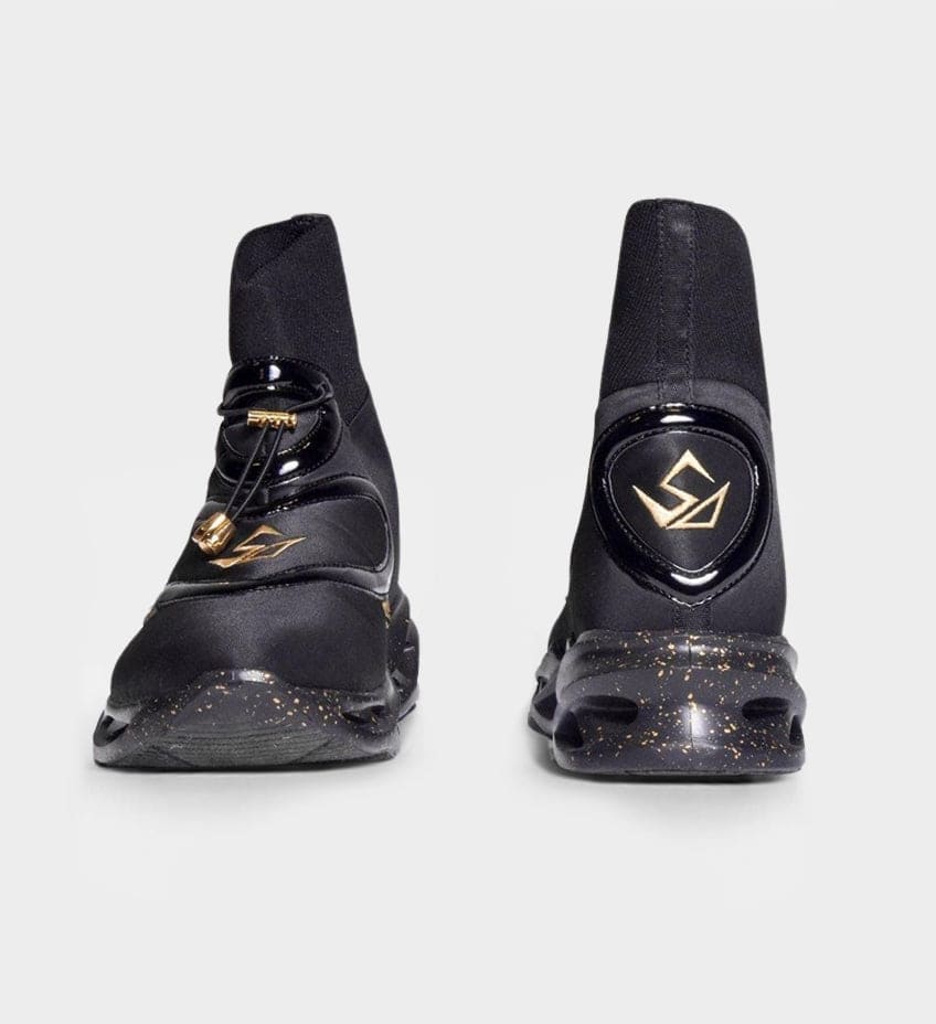 Final Vault – Luxe Cushioned Women's High Tops Blackout (Retired Collectible)