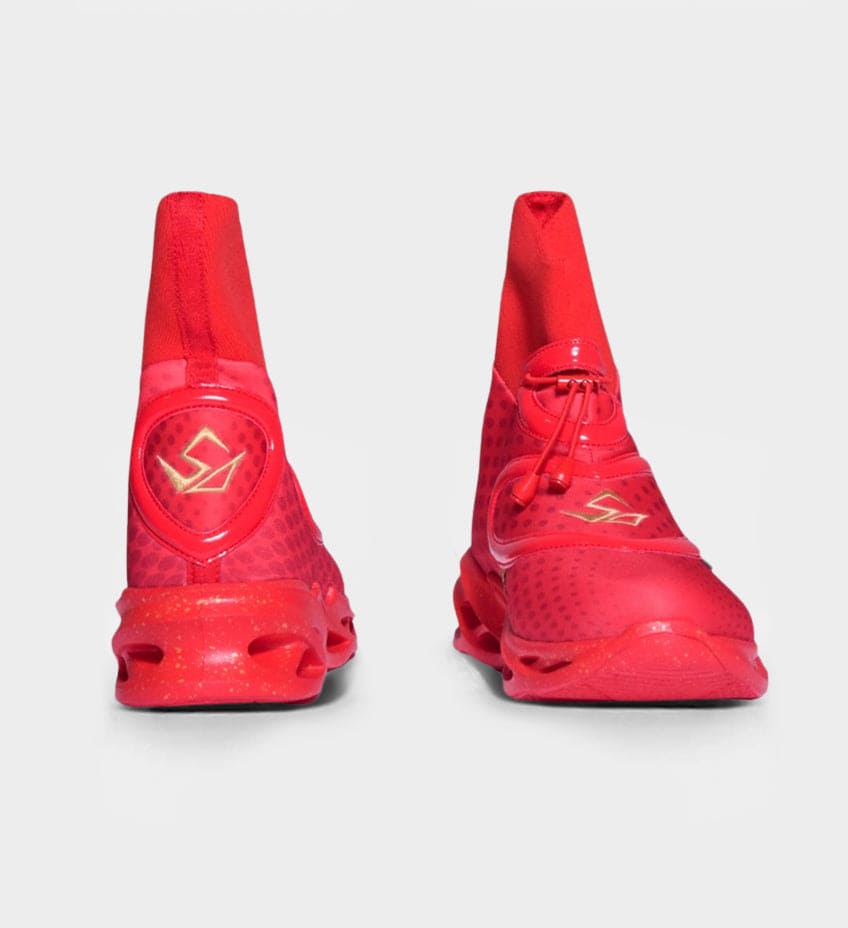 Final Vault – Luxe Cushioned Men's High Tops All Red (Retired Collectible)