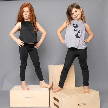 Butterflies Gray Tank