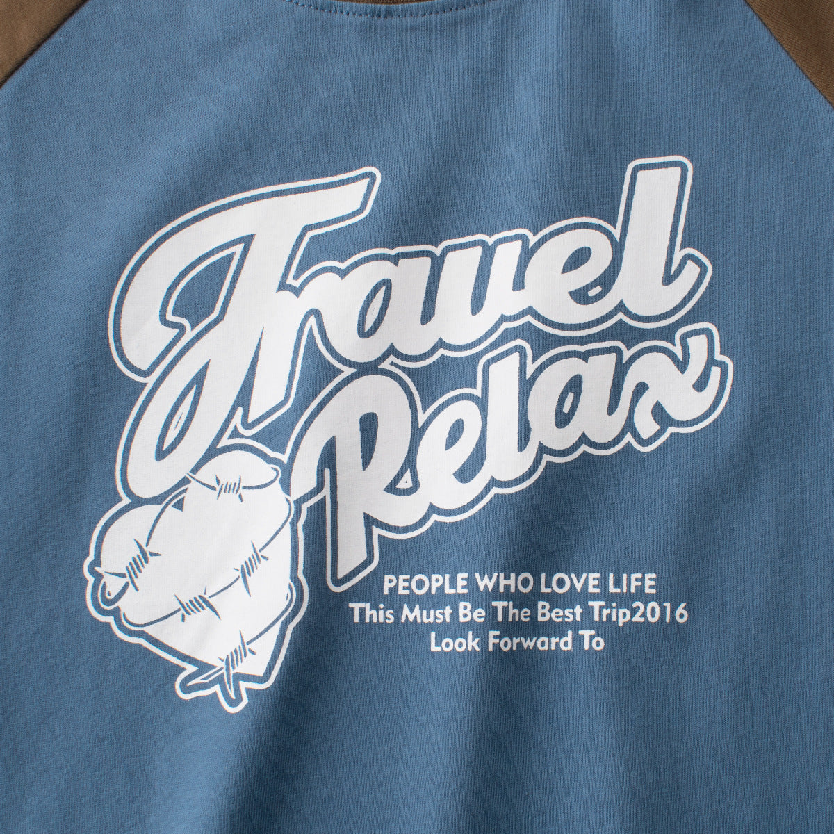 Boys’ Letters Pattern T-shirt in European and American Style