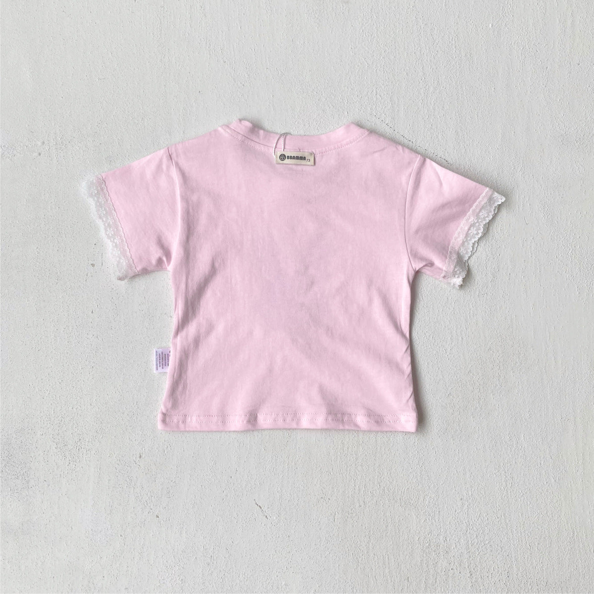 Summer Hot Selling Baby Kids Girls Short Sleeves Cartoon Rabbit Pattern T-shirt