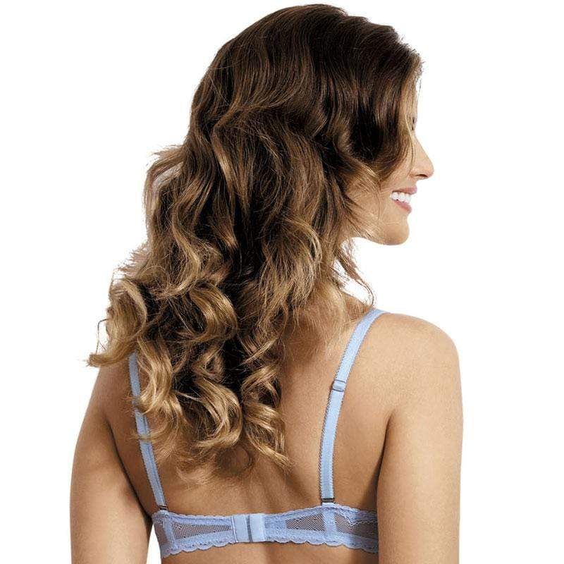 Sheer Lace Triangle Plunge Bra Kinga Nubi