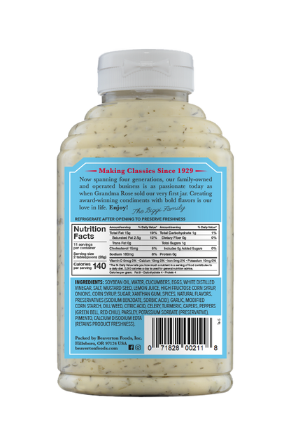 Beaver Seafood Tartar Sauce (6x11.5Oz)-1
