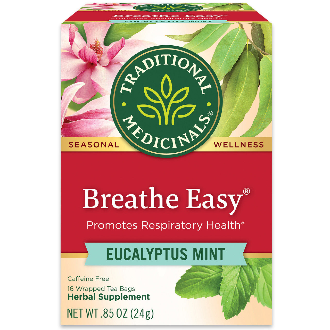 Traditional Medicinals Breathe Easy Herb Tea (6x16 Bag)-0