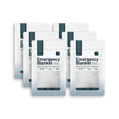 6 Pack of Emergency Blankets