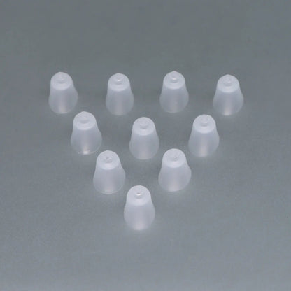 Hearing Aid Ear Piece Bell Shape Domes 10-Pack Comfortable PSAP Kit Ear Tips Invisible