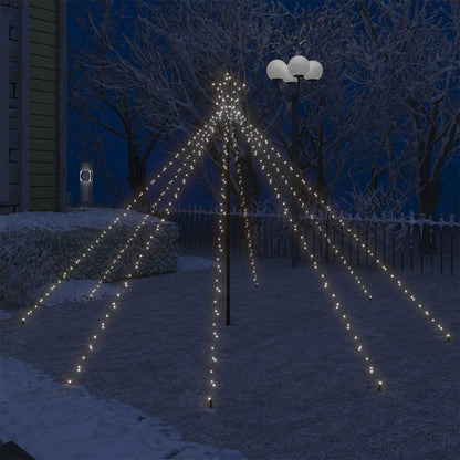vidaXL LED Tree Light Xmas Waterfall Tree Light Christmas Lighting Ornament