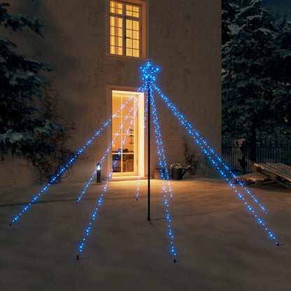 vidaXL LED Tree Light Xmas Waterfall Tree Light Christmas Lighting Ornament