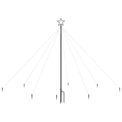 vidaXL LED Tree Light Xmas Waterfall Tree Light Christmas Lighting Ornament