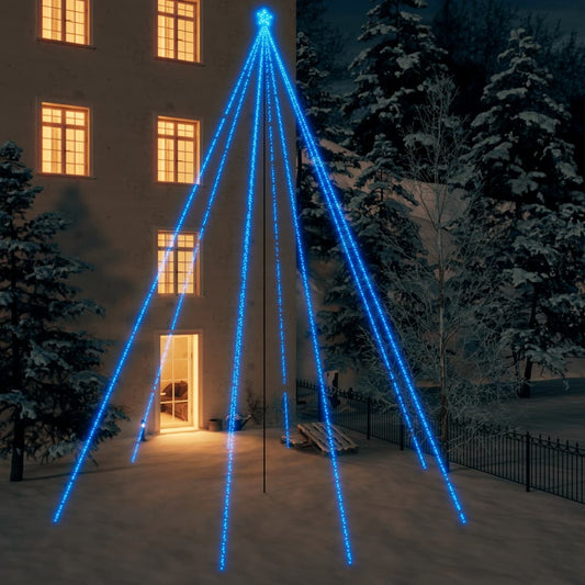 vidaXL LED Tree Light Xmas Waterfall Tree Light Christmas Lighting Ornament