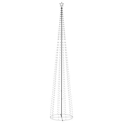 vidaXL Christmas Cone Tree Decoration Artificial Christmas Tree with LEDs