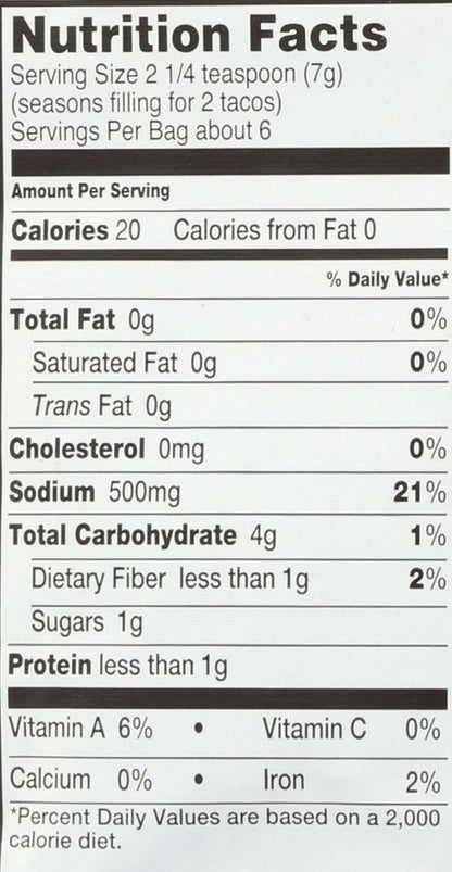 OG2 SEASONING TACO ( 12 X 1.4 OZ   )-1