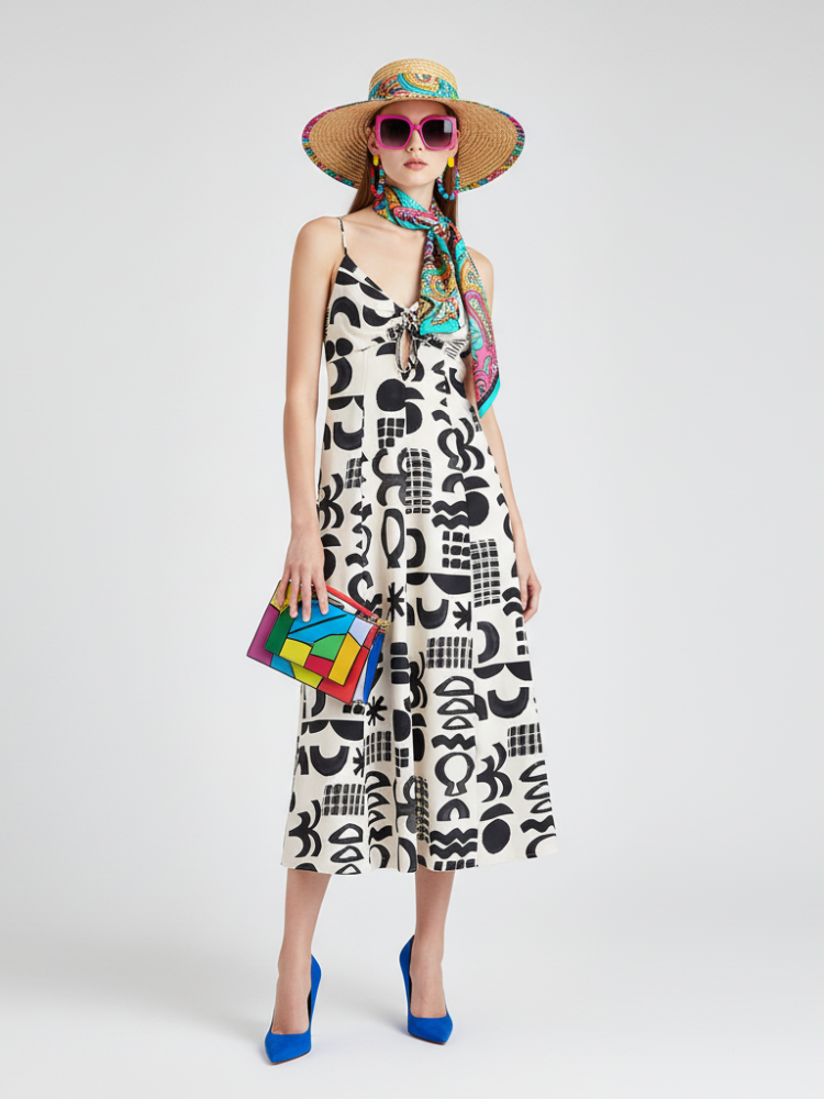 A-line Floral Dress, Dumbo | Women - BYMANYC ® New York-1