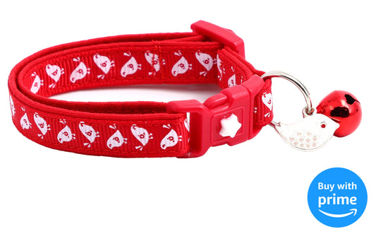Red Birds Safety Cat Collar