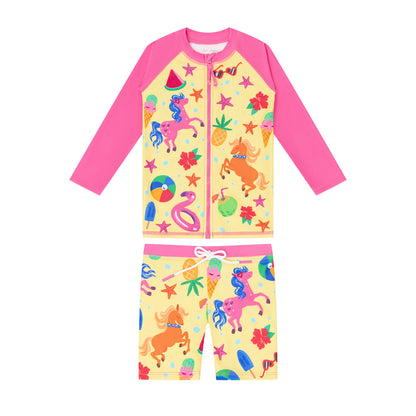 The 'Seaside Pony' 2-Piece Swim Set