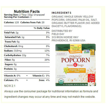 Field Day Sltd Min Mw Popcorn (6x6Pack )-1