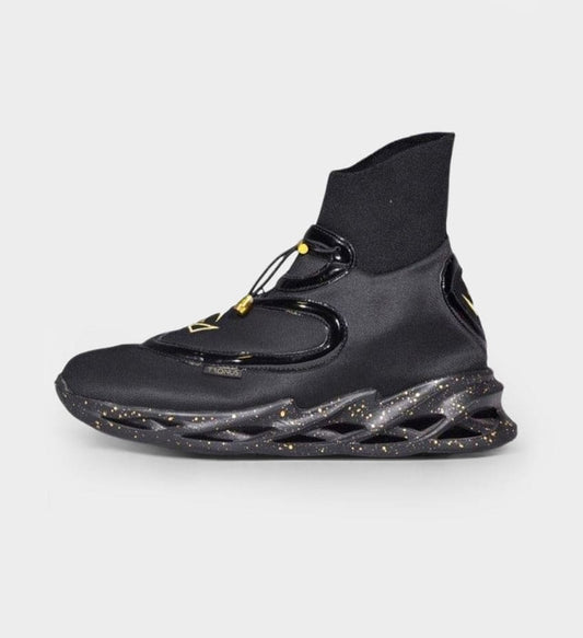 Final Vault – Luxe Cushioned Women's High Tops Blackout (Retired Collectible)