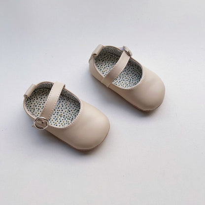 Spring Baby Girl Solid Color Toddler Soft-Sole Anti-Slip Walking Shoes